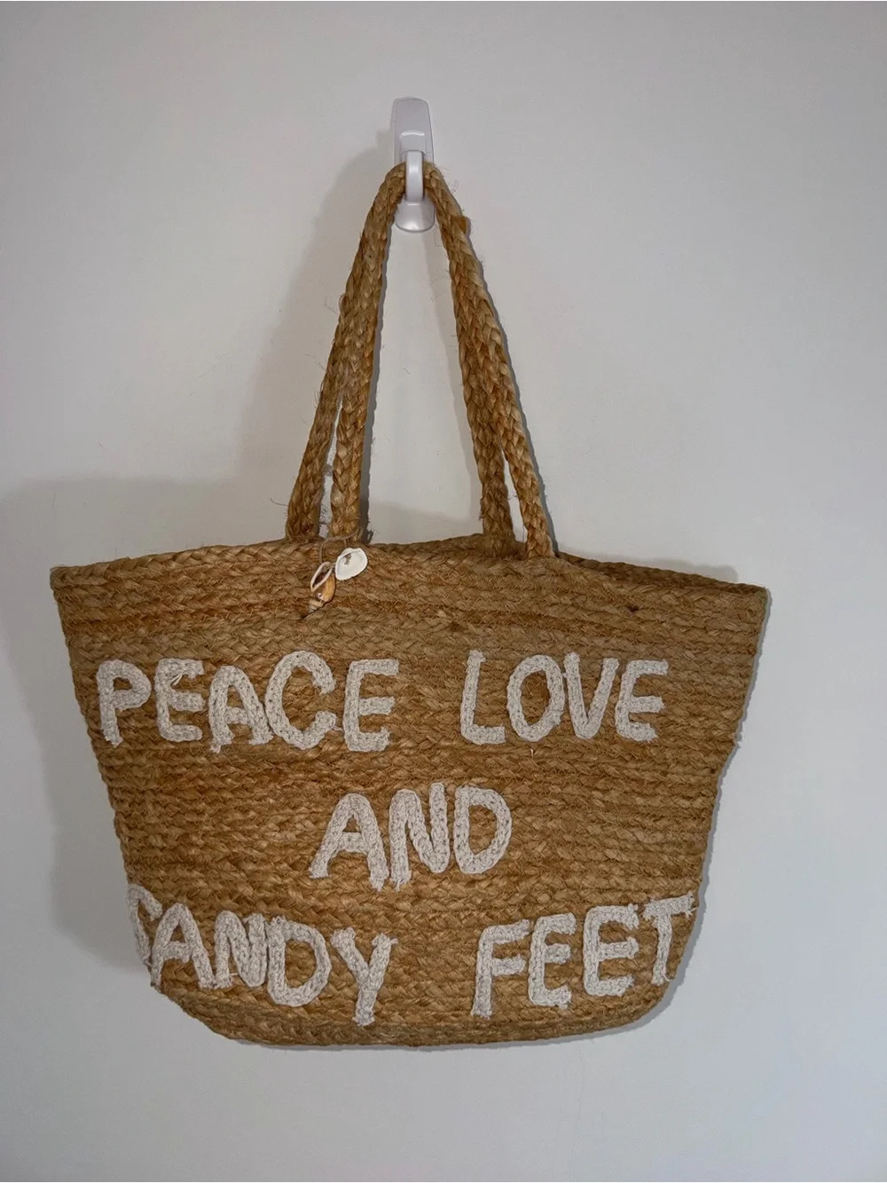 Sugarboo & Co. Large Jute Tote Bag - 